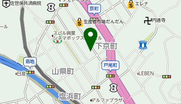 【メンズクリア】佐世保店の地図画像