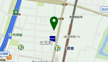 【メンズクリア】堺東店の地図画像