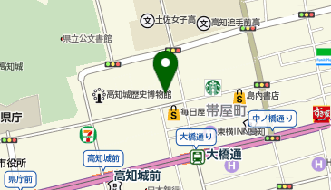 【メンズクリア】高知帯屋町店の地図画像