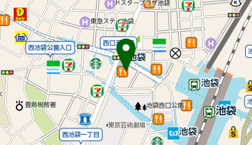 【メンズクリア】池袋駅前店の地図画像