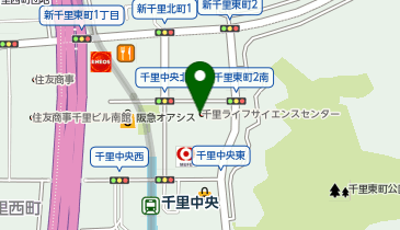 【メンズクリア】千里中央店の地図画像