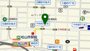 【メンズクリア】愛媛松山店の地図画像