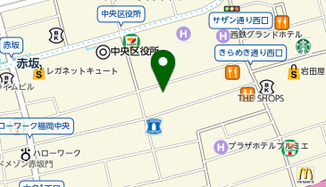 【メンズクリア】福岡天神店の地図画像