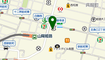 【メンズクリア】姫路店の地図画像