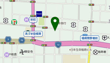 【メンズクリア】福島駅前店の地図画像