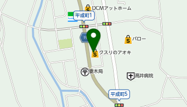 クスリのアオキ 妻木平成店の地図画像