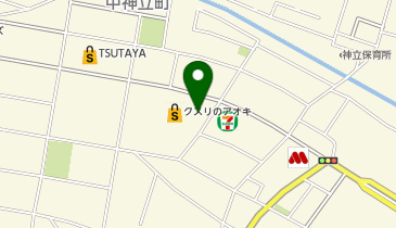クスリのアオキ 中神立店の地図画像