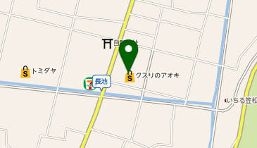 クスリのアオキ 笠松長池店の地図画像