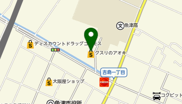 クスリのアオキ 吉島店の地図画像