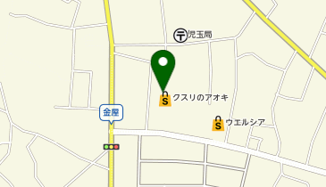 クスリのアオキ 児玉店の地図画像
