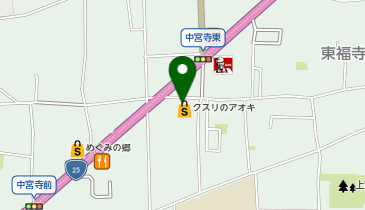 クスリのアオキ 法隆寺店の地図画像