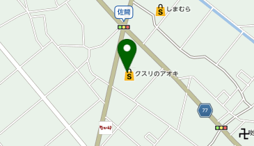 クスリのアオキ 行田佐間店の地図画像