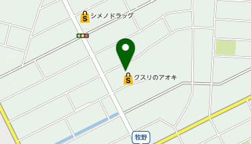 クスリのアオキ 黒部中央店の地図画像