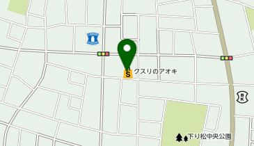 クスリのアオキ アクロス通り店の地図画像