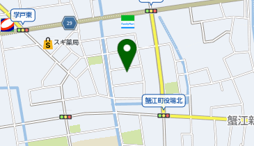 クスリのアオキ 蟹江中央店の地図画像