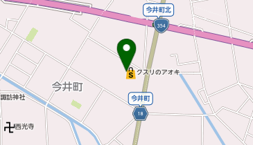 クスリのアオキ 中町店の地図画像