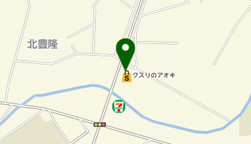 クスリのアオキ 樋渡店の地図画像