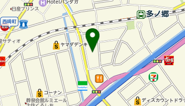 クスリのアオキ 桐間西店の地図画像