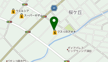クスリのアオキ 上野台店の地図画像