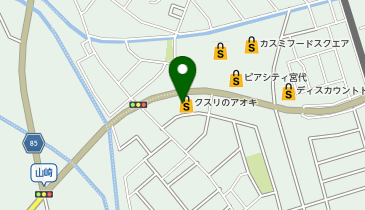 クスリのアオキ 宮代南店の地図画像