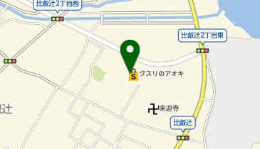 クスリのアオキ 比叡辻店の地図画像