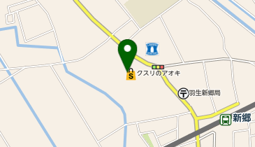 クスリのアオキ 上新郷店の地図画像
