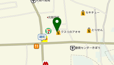 クスリのアオキ 大間々店の地図画像