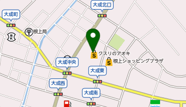 クスリのアオキ 根上店の地図画像