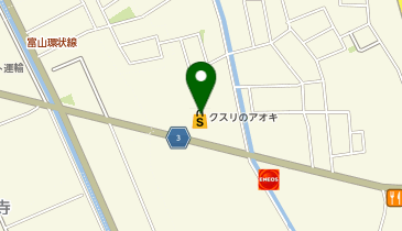 クスリのアオキ 富山大島店の地図画像