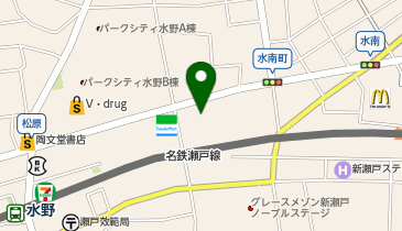 クスリのアオキ 瀬戸北山店の地図画像