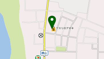 クスリのアオキ 氏家勝山店の地図画像