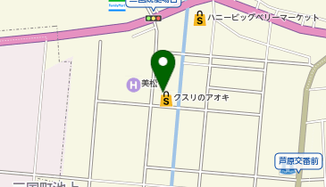 クスリのアオキ 芦原店の地図画像