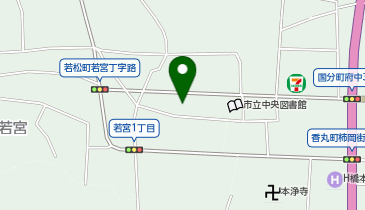 クスリのアオキ 石岡若宮店の地図画像