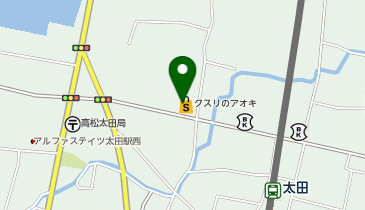 クスリのアオキ 太田上町店の地図画像
