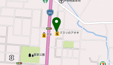 クスリのアオキ 伊勢崎富塚店の地図画像
