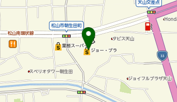 クスリのアオキ フレッシュバリューラヴィ松山店の地図画像