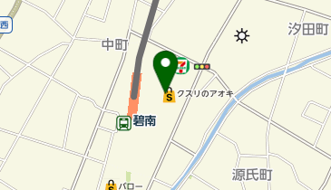 クスリのアオキ 碧南中町店の地図画像
