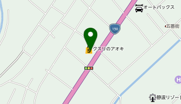 クスリのアオキ 静波店の地図画像
