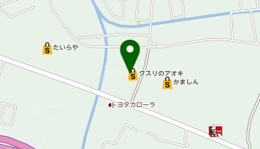 クスリのアオキ 日光森友店の地図画像