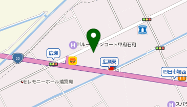 クスリのアオキ 石和広瀬店の地図画像