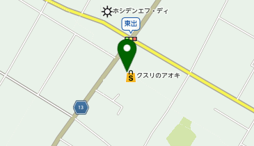 クスリのアオキ 秦荘店の地図画像