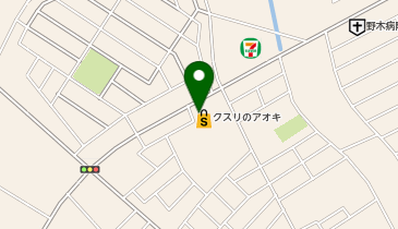 クスリのアオキ 友沼店の地図画像