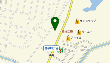 クスリのアオキ 雄琴店の地図画像
