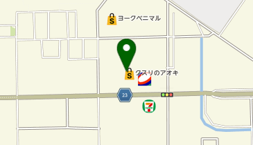 クスリのアオキ 寒河江西店の地図画像