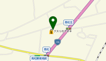 クスリのアオキ 高松北店の地図画像