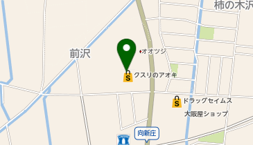 クスリのアオキ 日俣店の地図画像