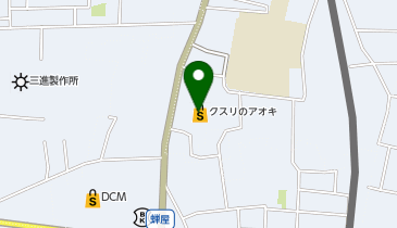 クスリのアオキ 羽黒店の地図画像