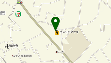 クスリのアオキ 藤岡店の地図画像