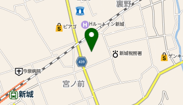 クスリのアオキ 新城店の地図画像