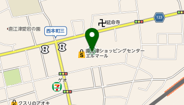 クスリのアオキ スーパーのアオキ直江津店の地図画像